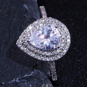 New! 925 Sterling Silver Teardrop Ring 💍